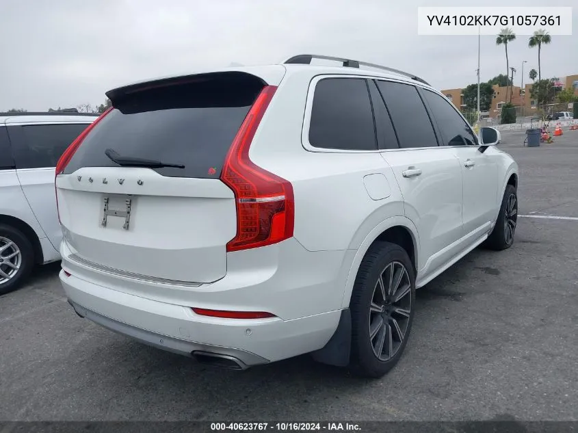 2016 Volvo Xc90 T5 Momentum VIN: YV4102KK7G1057361 Lot: 40623767