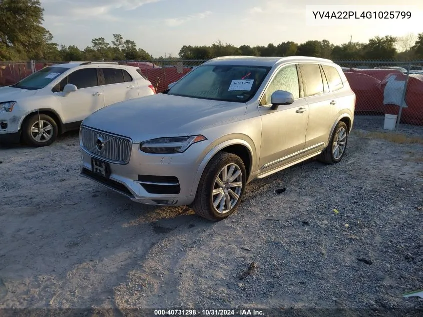 2016 Volvo Xc90 T6 Inscription VIN: YV4A22PL4G1025799 Lot: 40731298