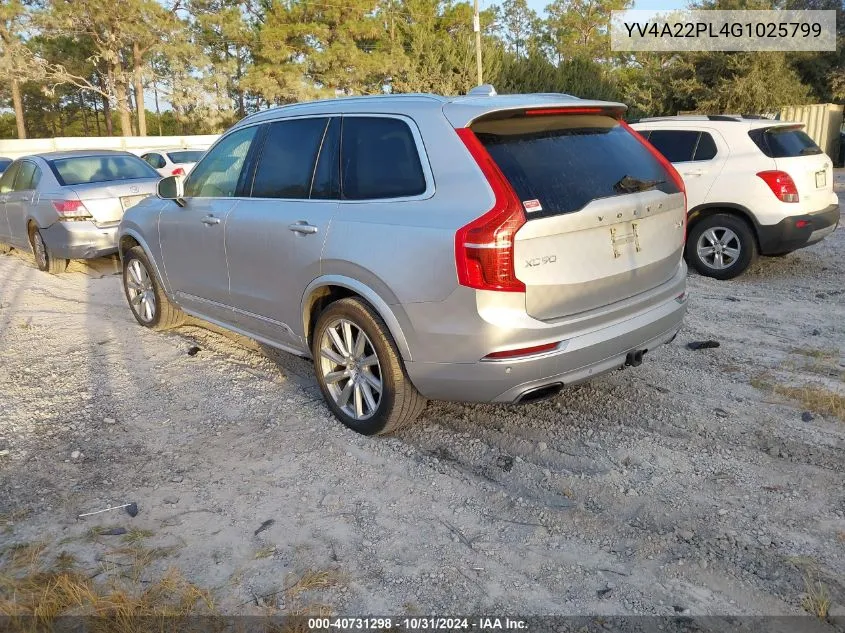 2016 Volvo Xc90 T6 Inscription VIN: YV4A22PL4G1025799 Lot: 40731298