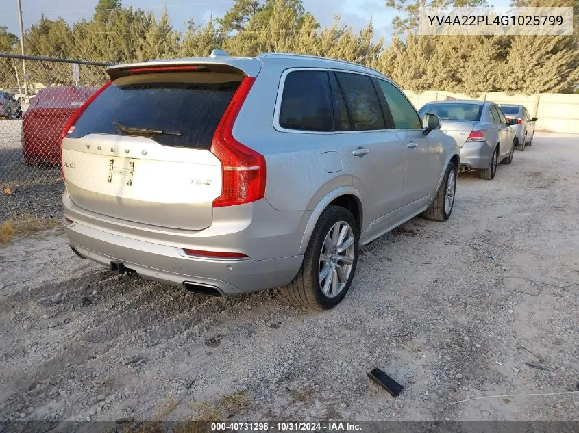 2016 Volvo Xc90 T6 Inscription VIN: YV4A22PL4G1025799 Lot: 40731298