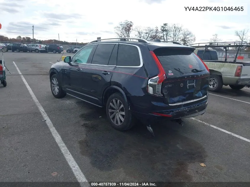 YV4A22PK4G1046465 2016 Volvo Xc90 T6 Momentum