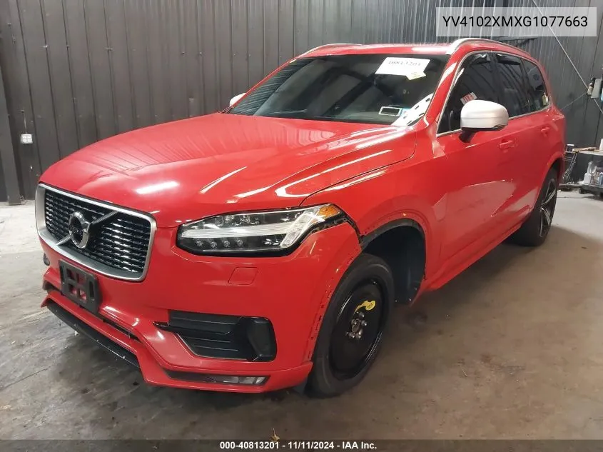 2016 Volvo Xc90 T5 R-Design VIN: YV4102XMXG1077663 Lot: 40813201