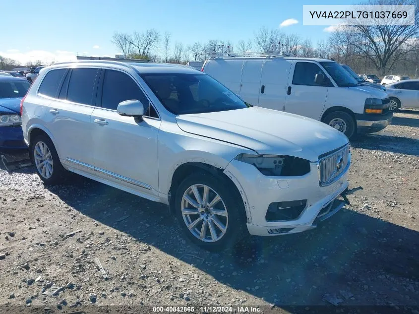 YV4A22PL7G1037669 2016 Volvo Xc90 T6 Inscription