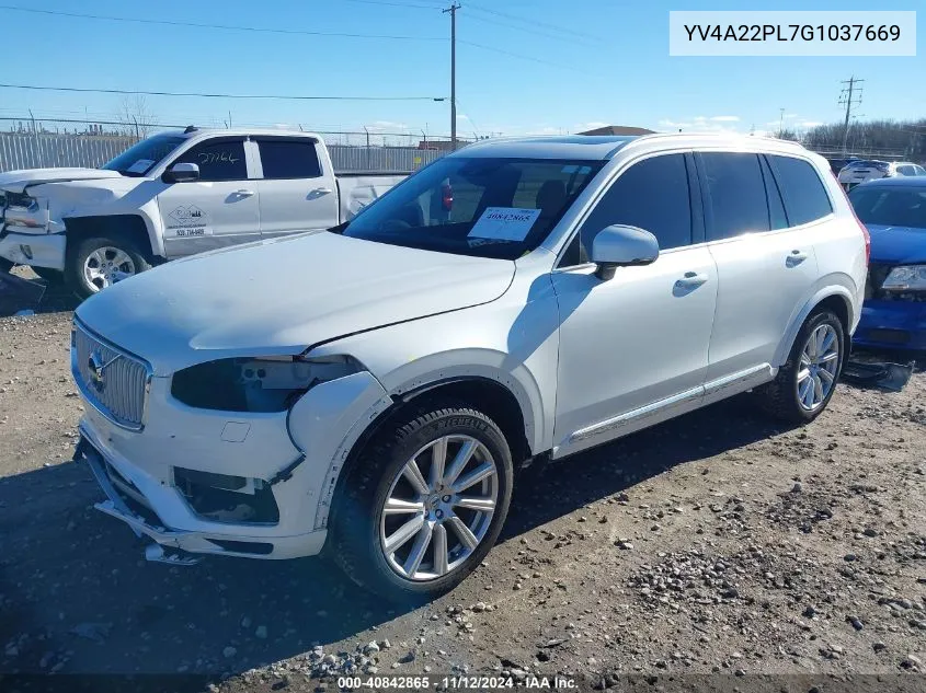 YV4A22PL7G1037669 2016 Volvo Xc90 T6 Inscription