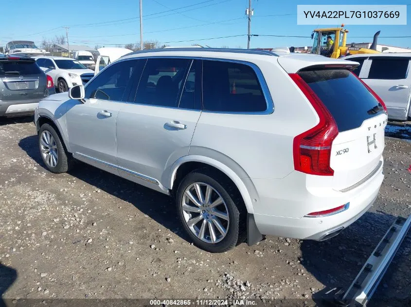 YV4A22PL7G1037669 2016 Volvo Xc90 T6 Inscription