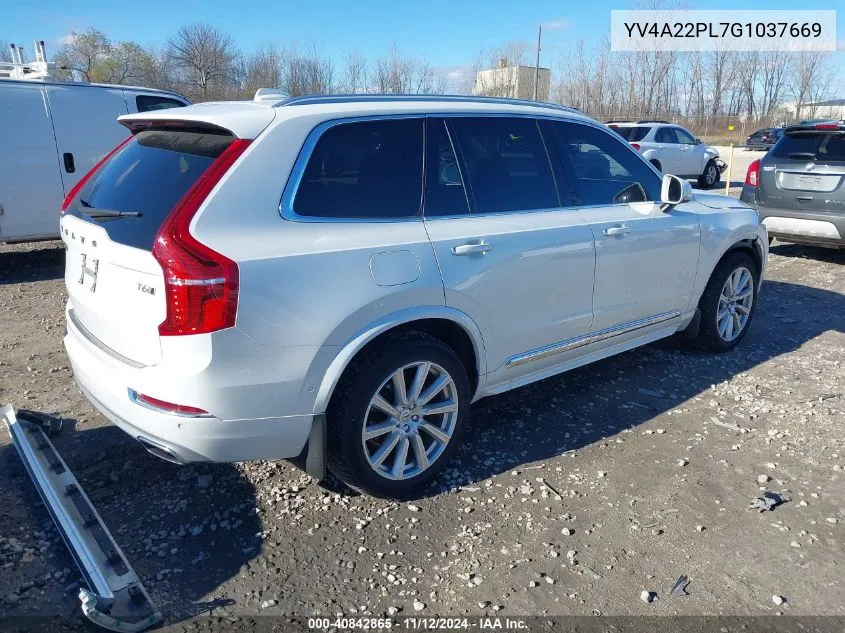 YV4A22PL7G1037669 2016 Volvo Xc90 T6 Inscription