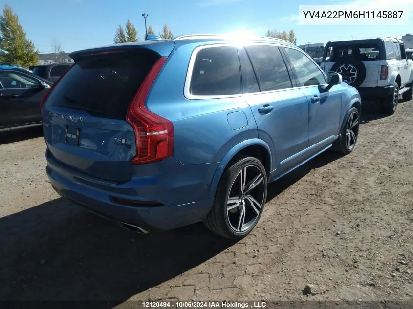 YV4A22PM6H1145887 2017 Volvo Xc90