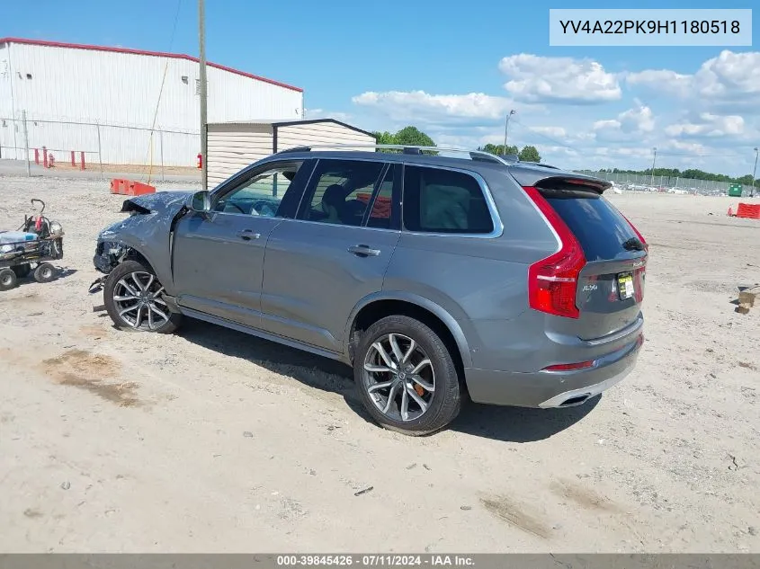 YV4A22PK9H1180518 2017 Volvo Xc90 T6 Momentum