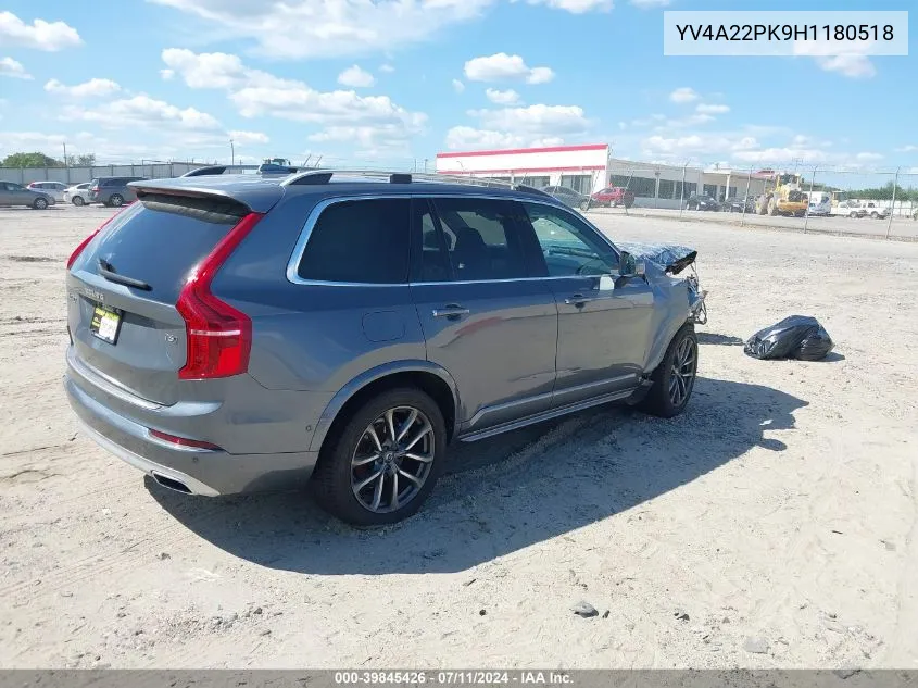 YV4A22PK9H1180518 2017 Volvo Xc90 T6 Momentum