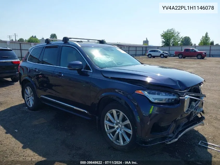 2017 Volvo Xc90 T6 Inscription VIN: YV4A22PL1H1146078 Lot: 39848622