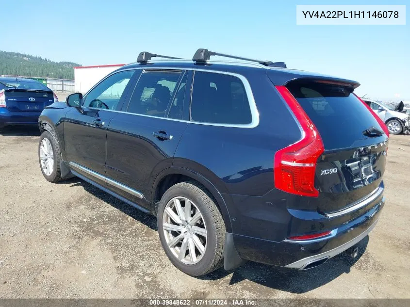 2017 Volvo Xc90 T6 Inscription VIN: YV4A22PL1H1146078 Lot: 39848622