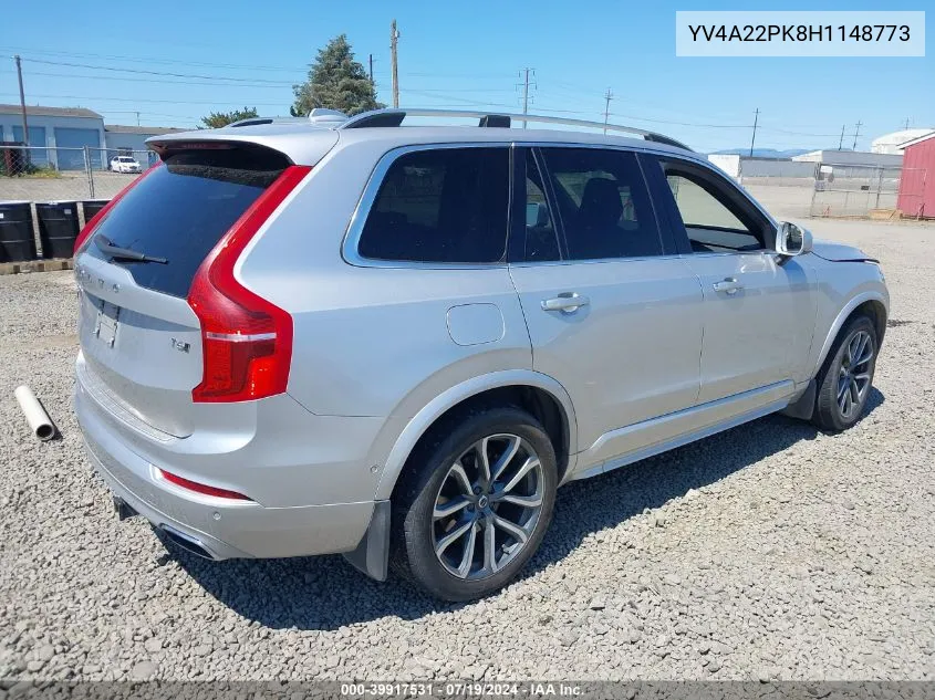 YV4A22PK8H1148773 2017 Volvo Xc90 T6 Momentum