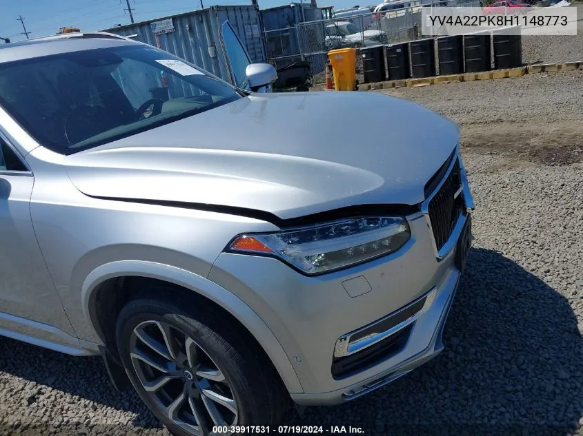 YV4A22PK8H1148773 2017 Volvo Xc90 T6 Momentum