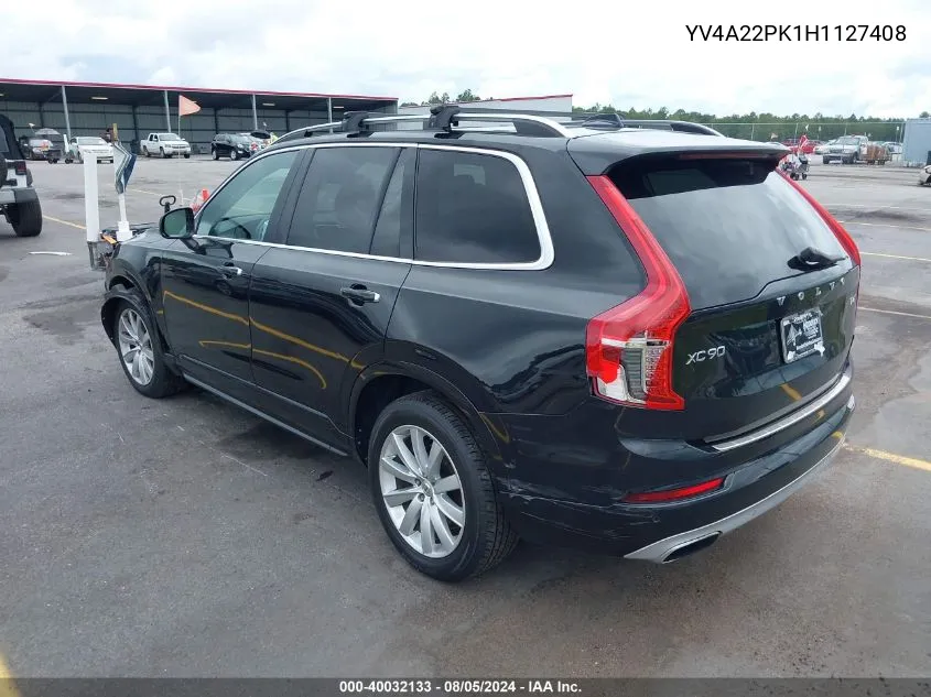 YV4A22PK1H1127408 2017 Volvo Xc90 T6 Momentum