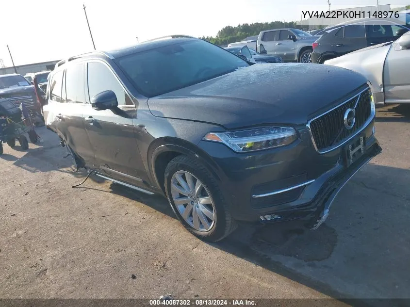 YV4A22PK0H1148976 2017 Volvo Xc90 T6 Momentum