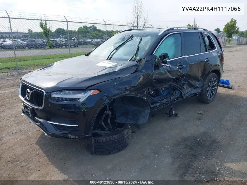 YV4A22PK4H1117066 2017 Volvo Xc90 T6 Momentum