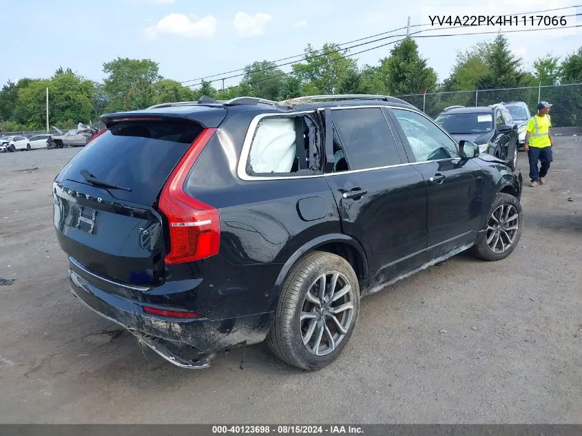 YV4A22PK4H1117066 2017 Volvo Xc90 T6 Momentum