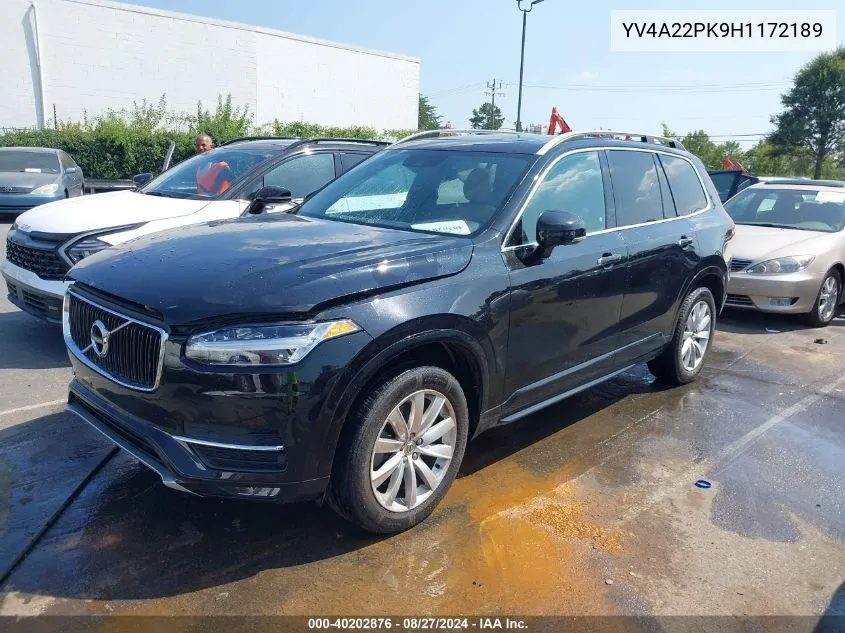 YV4A22PK9H1172189 2017 Volvo Xc90 T6 Momentum