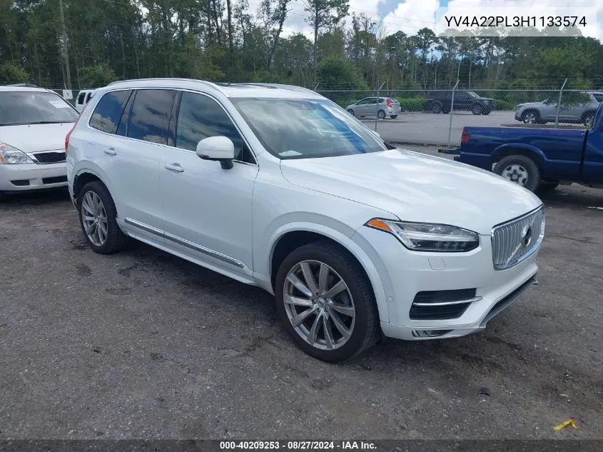 YV4A22PL3H1133574 2017 Volvo Xc90 T6 Inscription