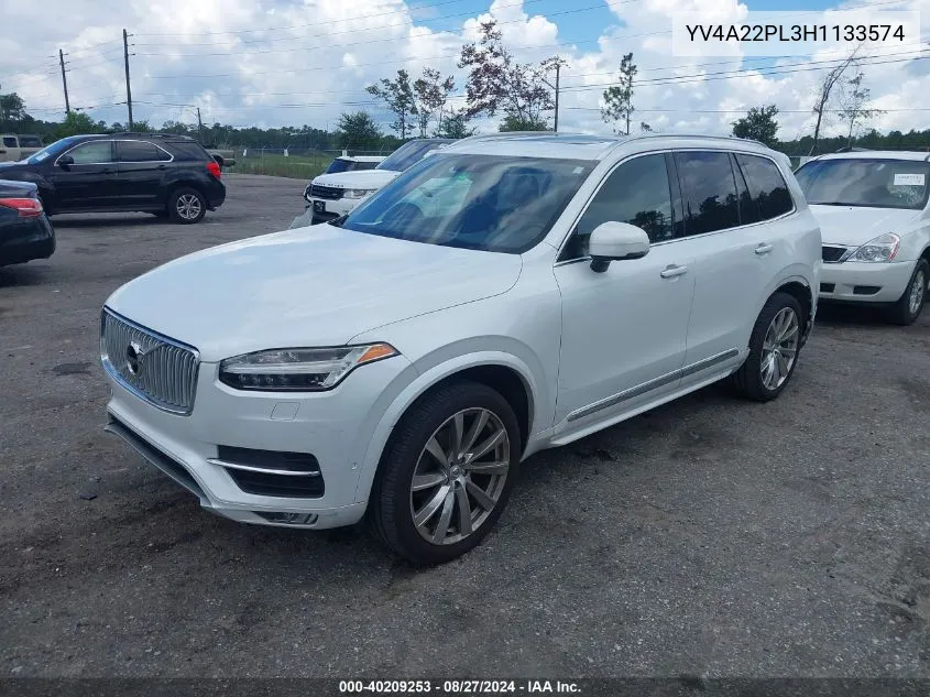 YV4A22PL3H1133574 2017 Volvo Xc90 T6 Inscription