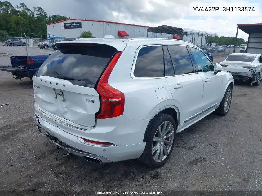 YV4A22PL3H1133574 2017 Volvo Xc90 T6 Inscription