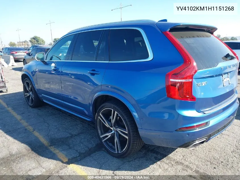 2017 Volvo Xc90 T5 R-Design VIN: YV4102KM1H1151268 Lot: 40431566