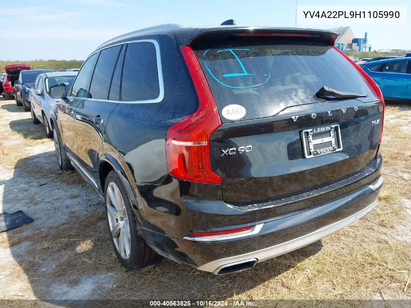 2017 Volvo Xc90 T6 Inscription VIN: YV4A22PL9H1105990 Lot: 40563825