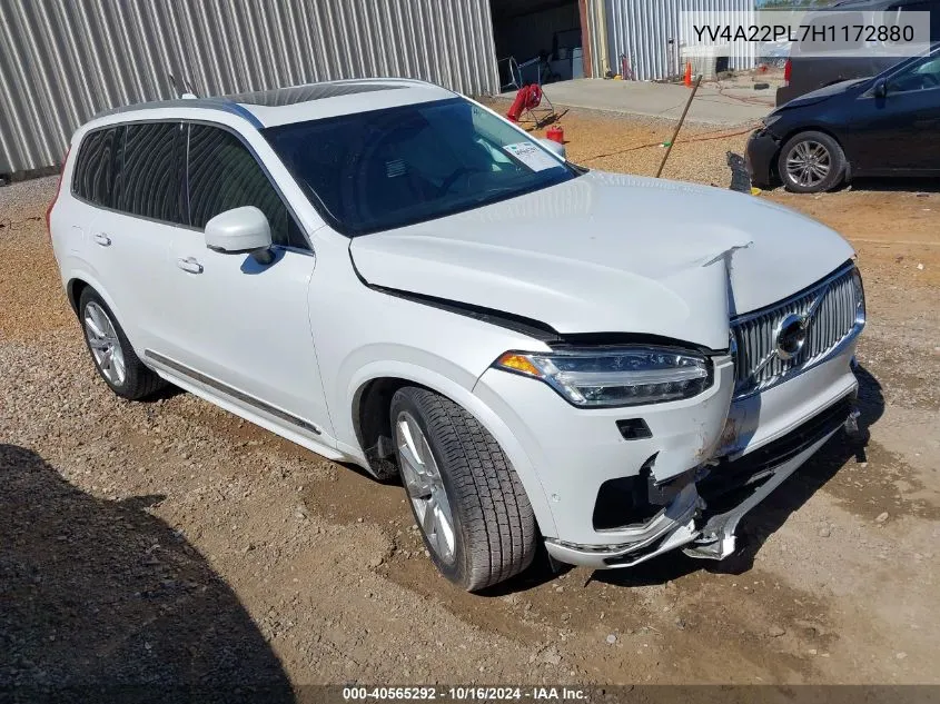 YV4A22PL7H1172880 2017 Volvo Xc90 T6 Inscription