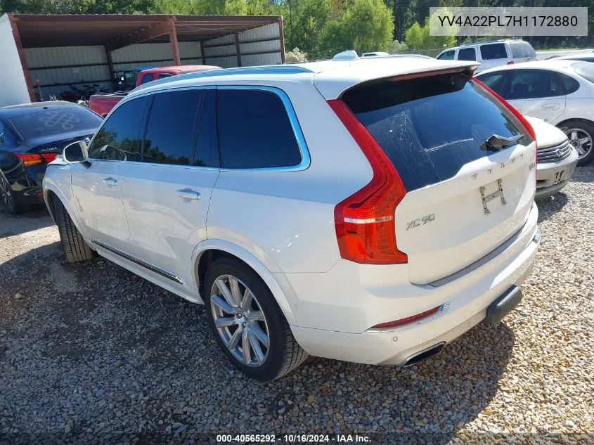 2017 Volvo Xc90 T6 Inscription VIN: YV4A22PL7H1172880 Lot: 40565292