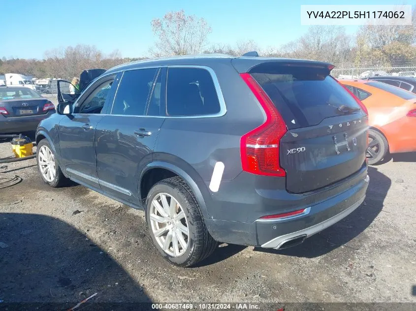 2017 Volvo Xc90 T6 Inscription VIN: YV4A22PL5H1174062 Lot: 40687469