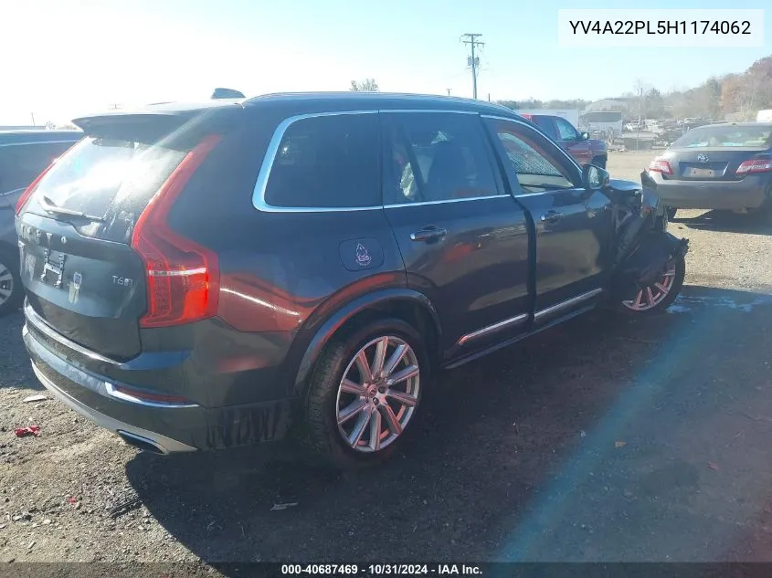 2017 Volvo Xc90 T6 Inscription VIN: YV4A22PL5H1174062 Lot: 40687469