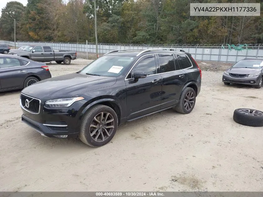 YV4A22PKXH1177336 2017 Volvo Xc90 T6 Momentum