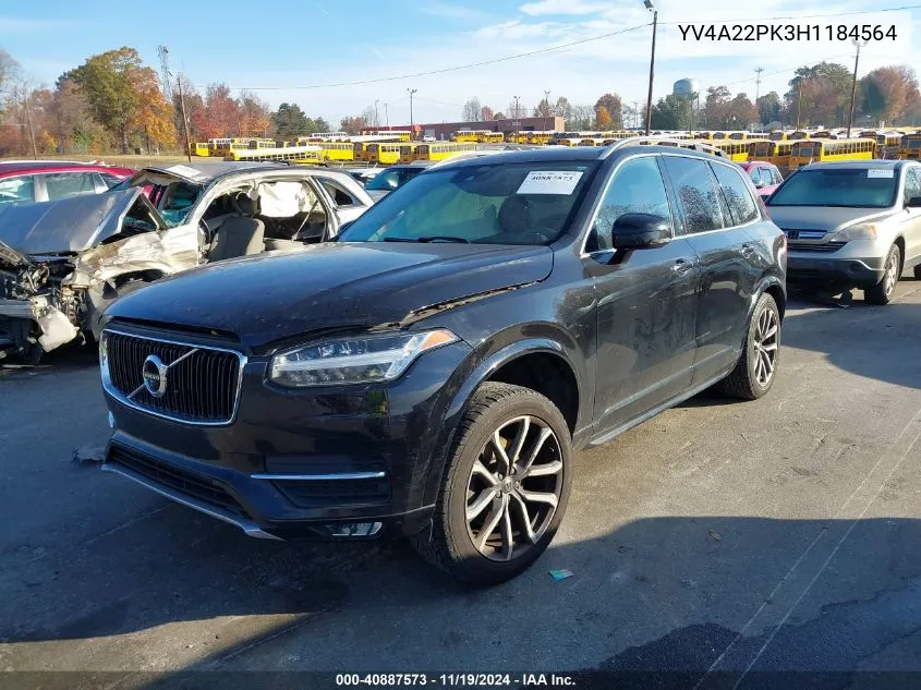 2017 Volvo Xc90 T6 Momentum VIN: YV4A22PK3H1184564 Lot: 40887573