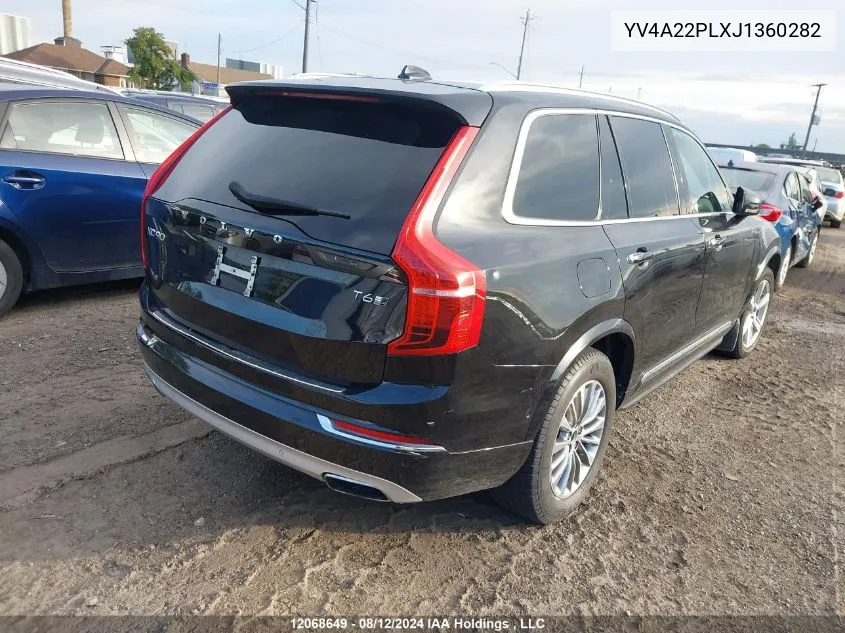 2018 Volvo Xc90 VIN: YV4A22PLXJ1360282 Lot: 12068649