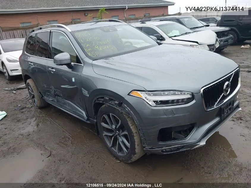 YV4A22PK6J1374414 2018 Volvo Xc90