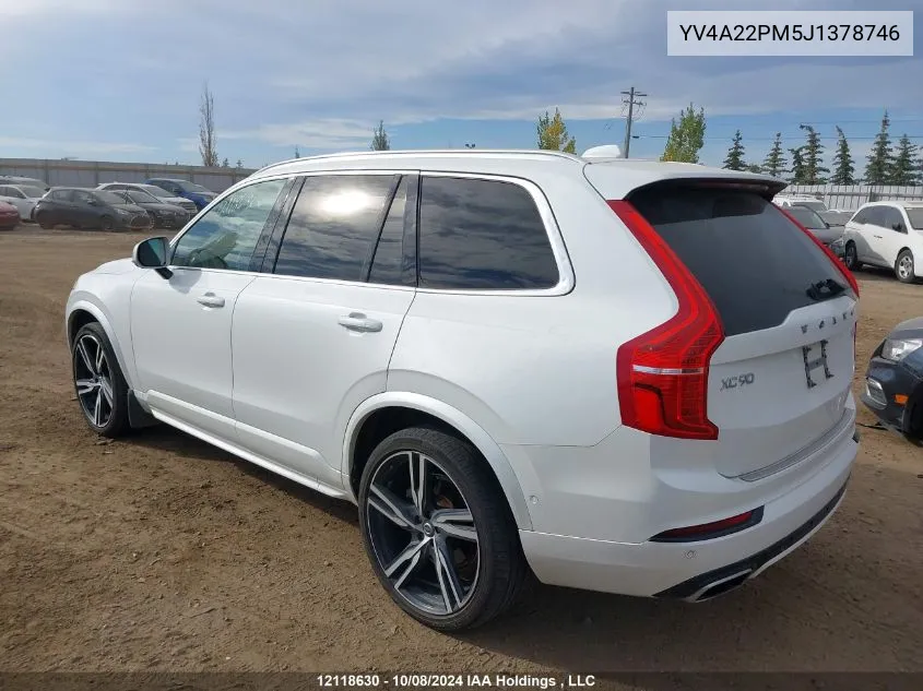 2018 Volvo Xc90 T6 VIN: YV4A22PM5J1378746 Lot: 12118630