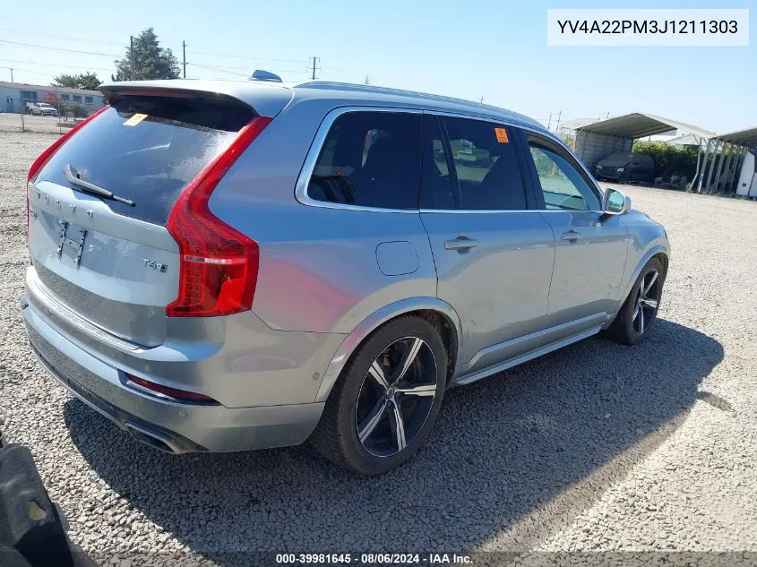 YV4A22PM3J1211303 2018 Volvo Xc90 T6 R-Design