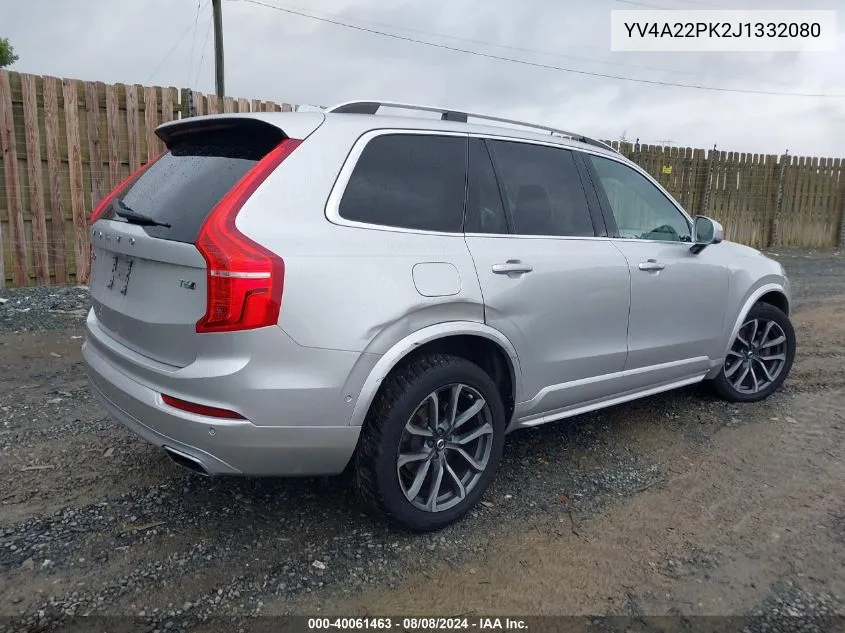 YV4A22PK2J1332080 2018 Volvo Xc90 T6 Momentum