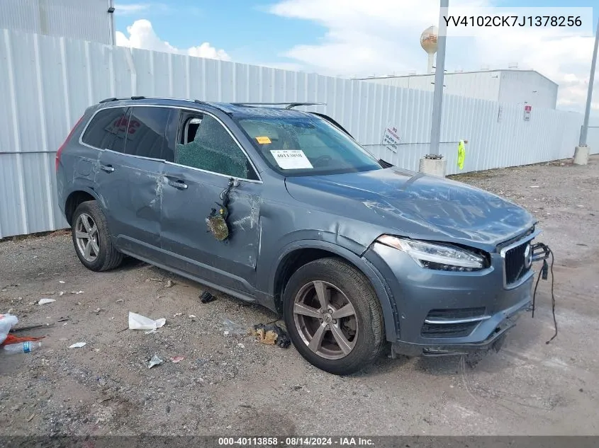 2018 Volvo Xc90 T5 Momentum VIN: YV4102CK7J1378256 Lot: 40113858