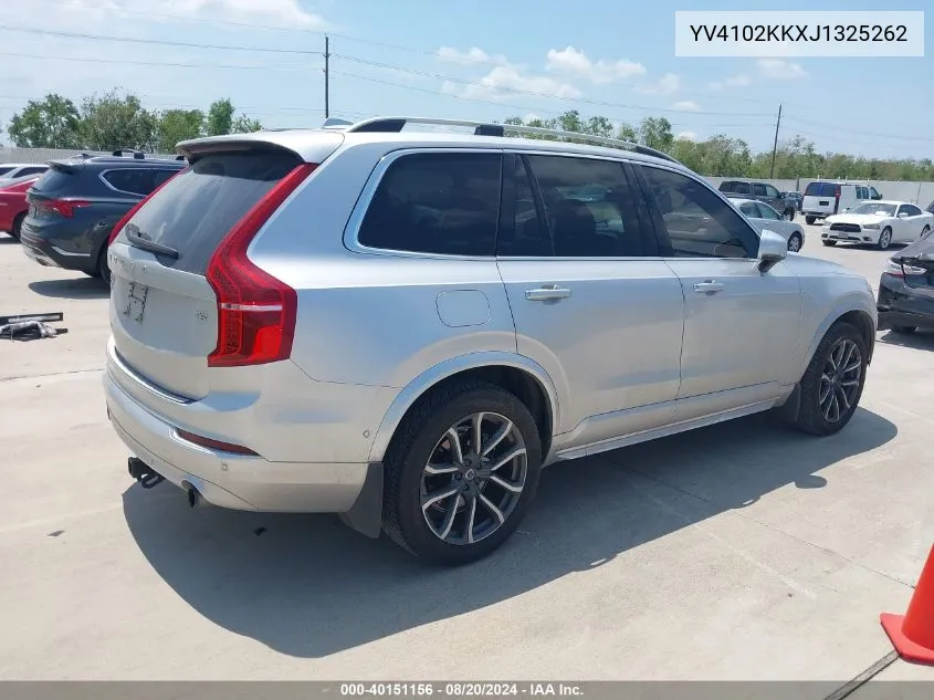 2018 Volvo Xc90 T5 Momentum 5P VIN: YV4102KKXJ1325262 Lot: 40151156