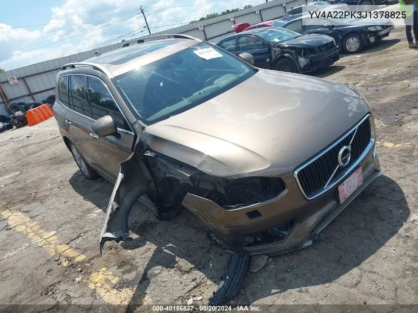 2018 Volvo Xc90 T6 Momentum VIN: YV4A22PK3J1378825 Lot: 40156837