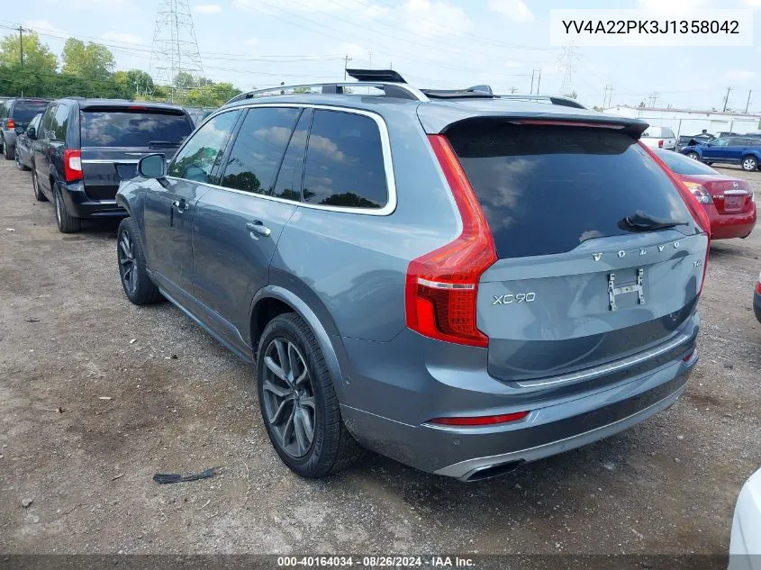 YV4A22PK3J1358042 2018 Volvo Xc90 T6 Momentum