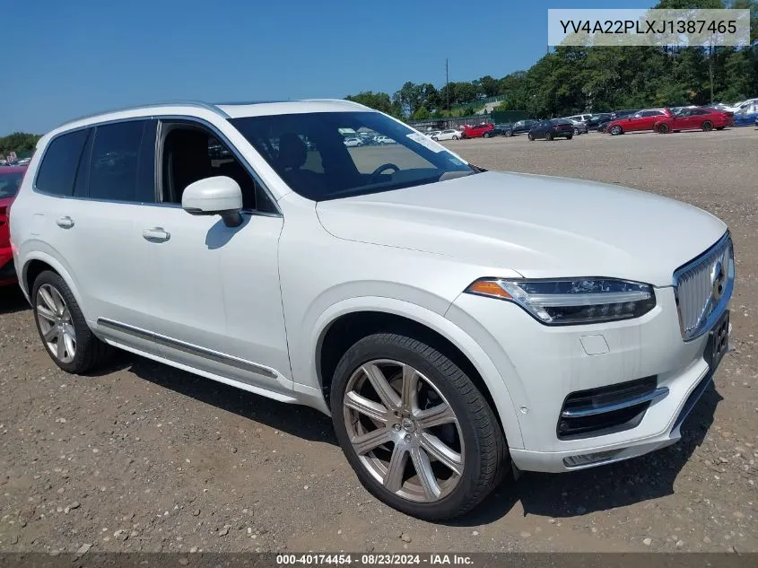 YV4A22PLXJ1387465 2018 Volvo Xc90 T6 Inscription