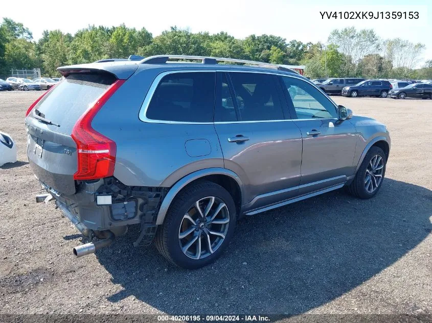 2018 Volvo Xc90 T5 Momentum 5P VIN: YV4102XK9J1359153 Lot: 40206195