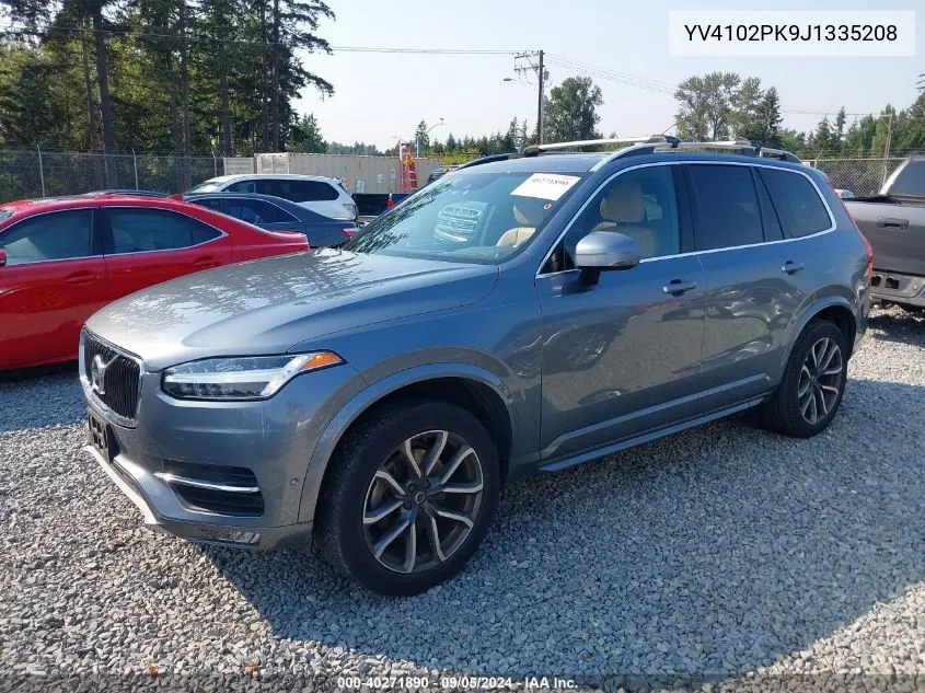 YV4102PK9J1335208 2018 Volvo Xc90 T5 Momentum