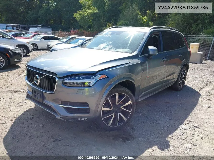 YV4A22PK8J1359736 2018 Volvo Xc90 T6 Momentum