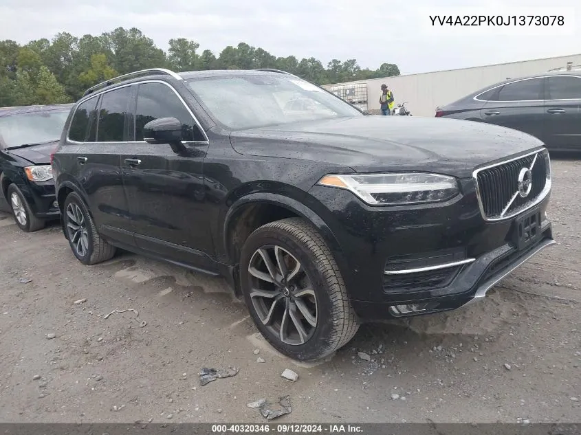 2018 Volvo Xc90 T6 VIN: YV4A22PK0J1373078 Lot: 40320346