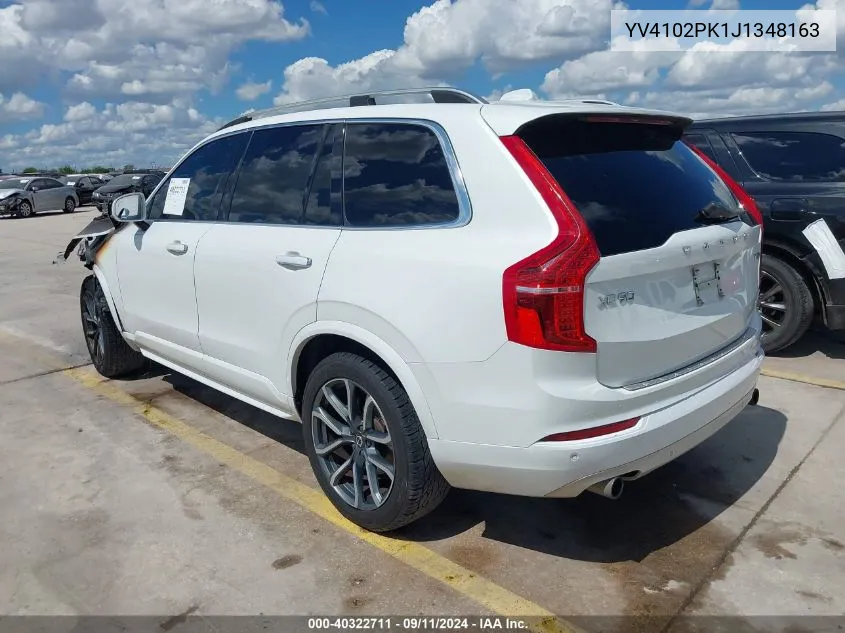 2018 Volvo Xc90 T5 Momentum VIN: YV4102PK1J1348163 Lot: 40322711