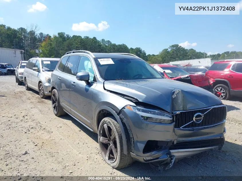 2018 Volvo Xc90 T6 Momentum VIN: YV4A22PK1J1372408 Lot: 40415291