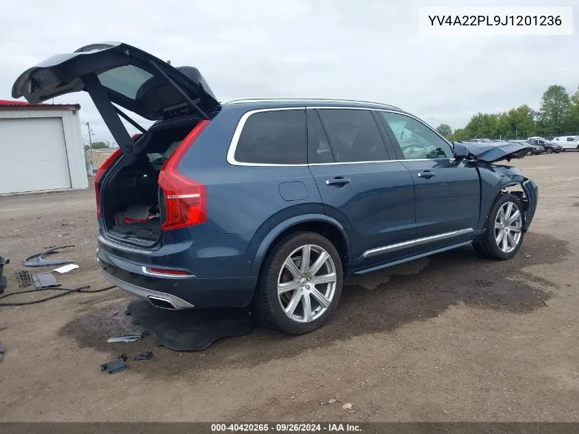 2018 Volvo Xc90 T6 Inscription VIN: YV4A22PL9J1201236 Lot: 40420265